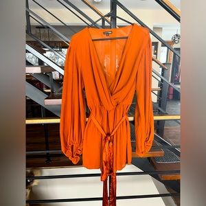 🧡Fashion Nova Rust Jumpsuit🧡